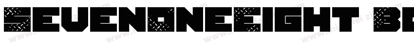 SevenOneEight Book字体转换